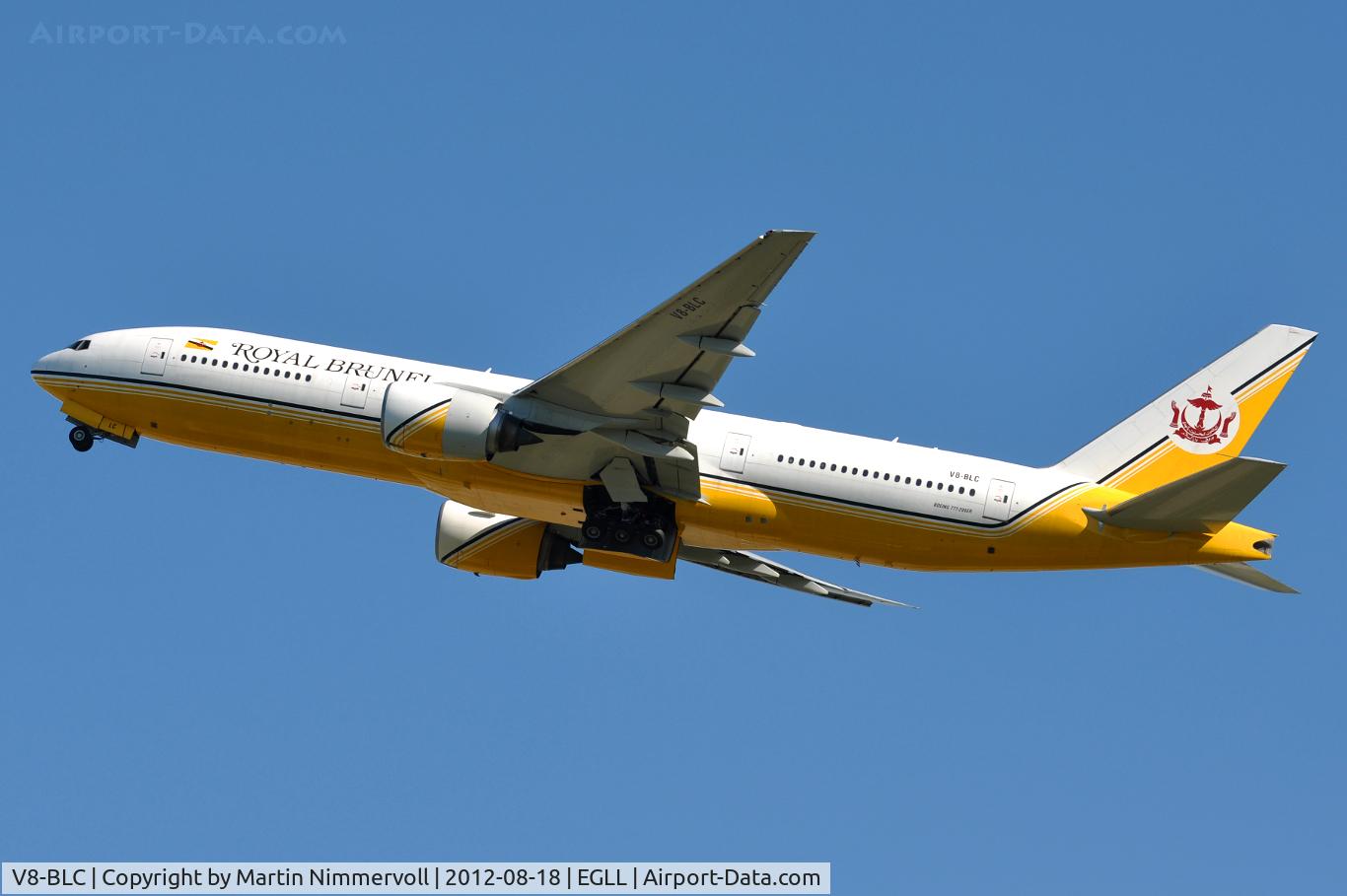V8-BLC, 2001 Boeing 777-212/ER C/N 28524, Royal Brunei