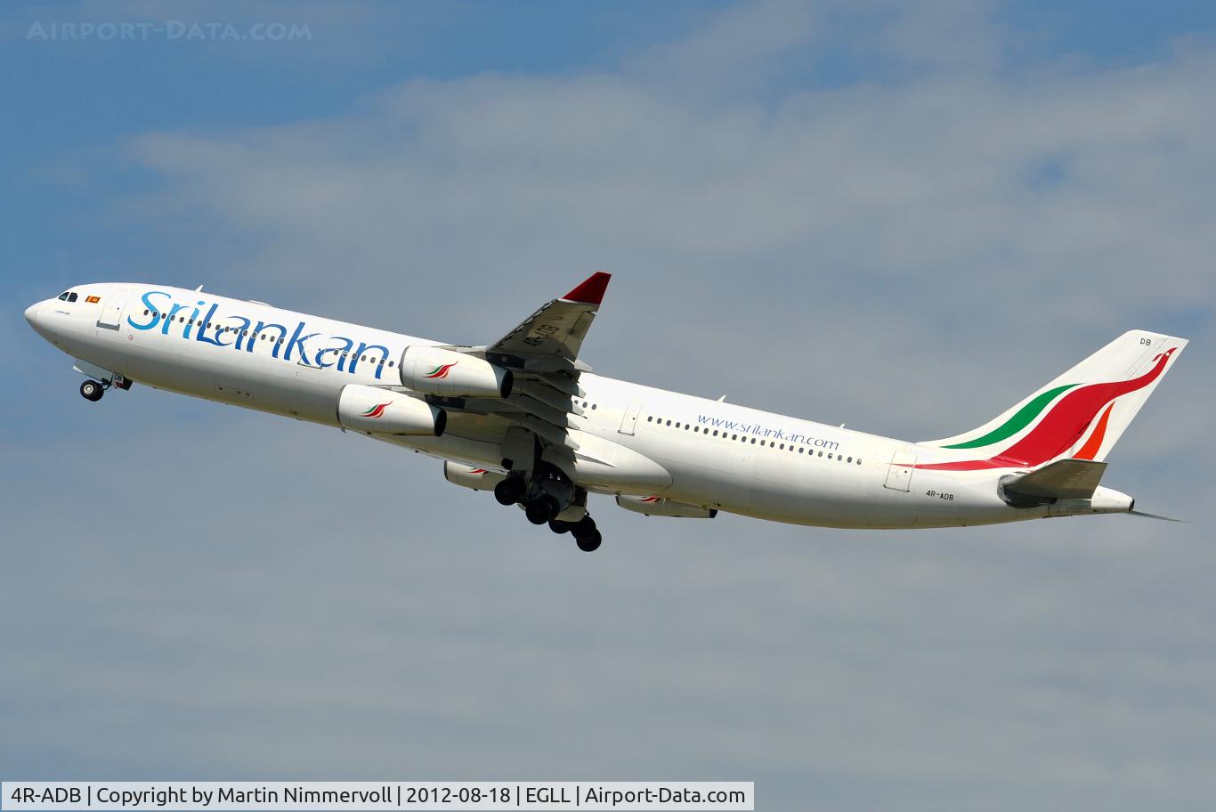 4R-ADB, 1994 Airbus A340-311 C/N 033, SriLankan