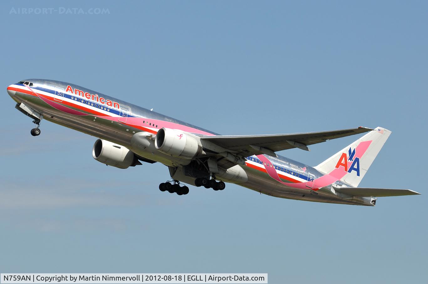 N759AN, 2001 Boeing 777-223/ER C/N 32638, American Airlines