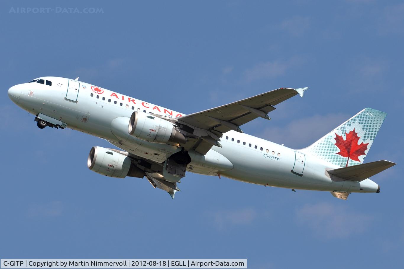 C-GITP, 2001 Airbus A319-112 C/N 1562, Air Canda