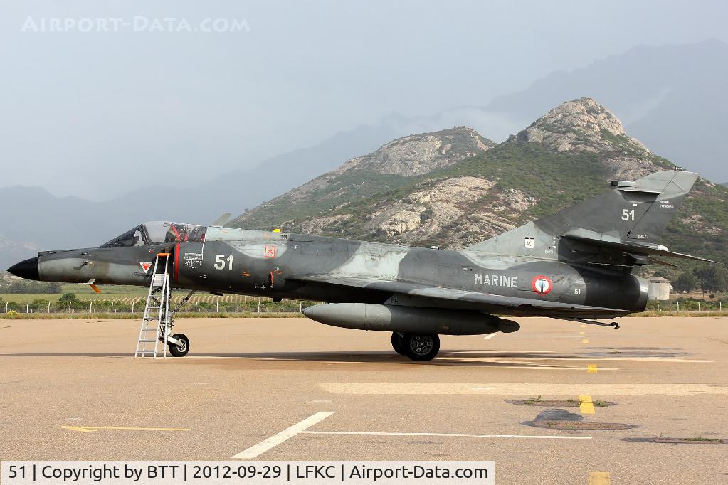 51, Dassault Super Etendard C/N 51, It certainly suffered an engine failure, because it felt hot and burn