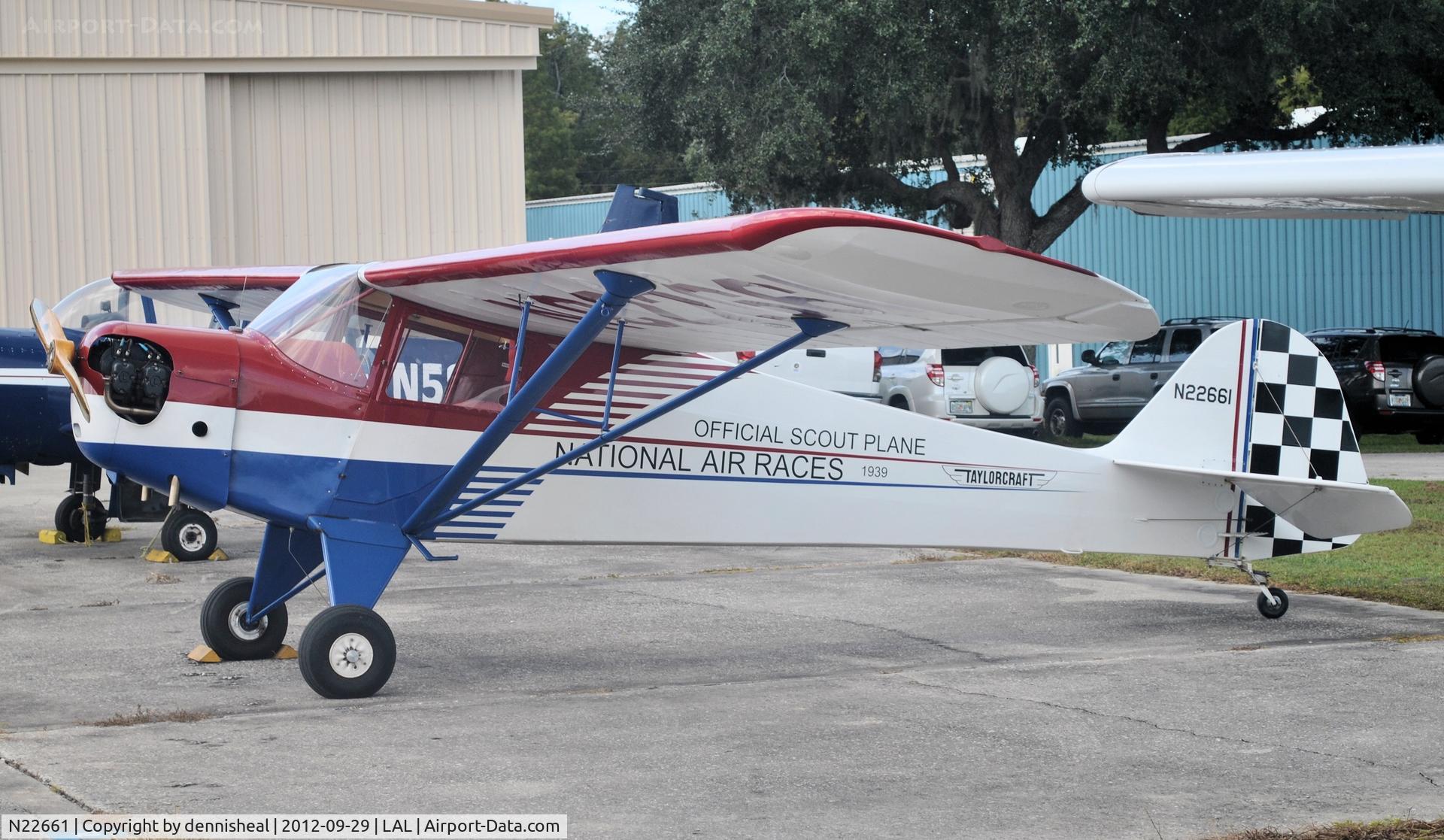 N22661, 1939 Taylorcraft BL-65 (L-2F) C/N 1308, 1939 TAYLORCRAFT BL-65