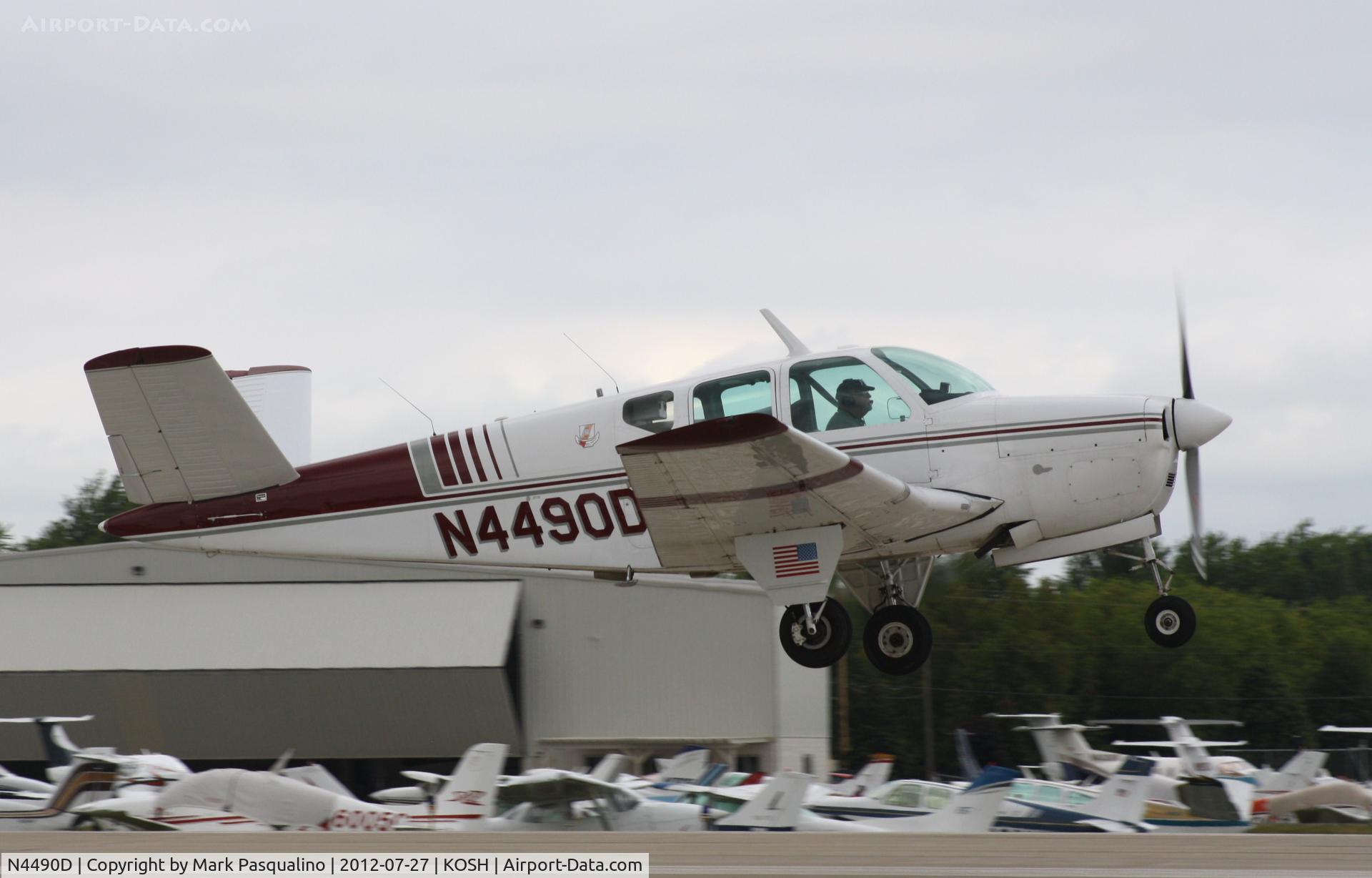 N4490D, 1956 Beech G35 Bonanza C/N D-4624, Beech G35