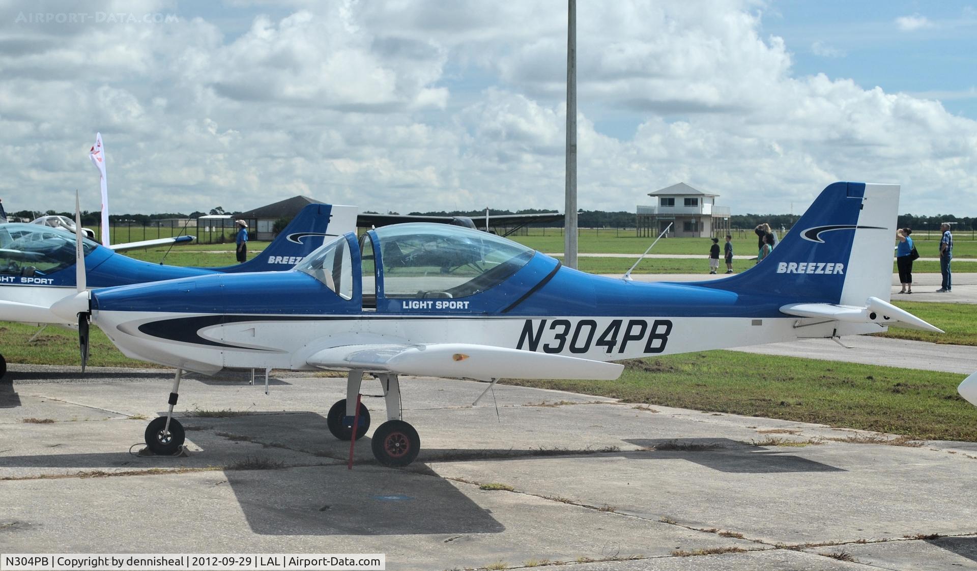 N304PB, 2008 Breezer Light Sport Aircraft C/N 006LSA, 2008 BREEZER AIRCRAFT