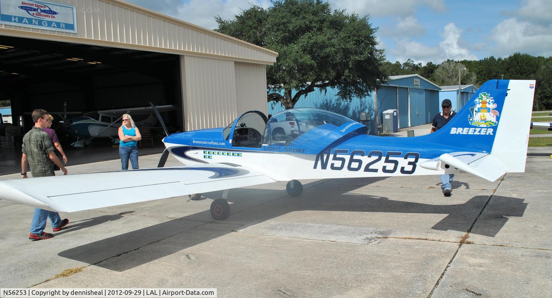 N56253, 2007 Breezer Light Sport Aircraft C/N 005LSA, 2007 BREEZER