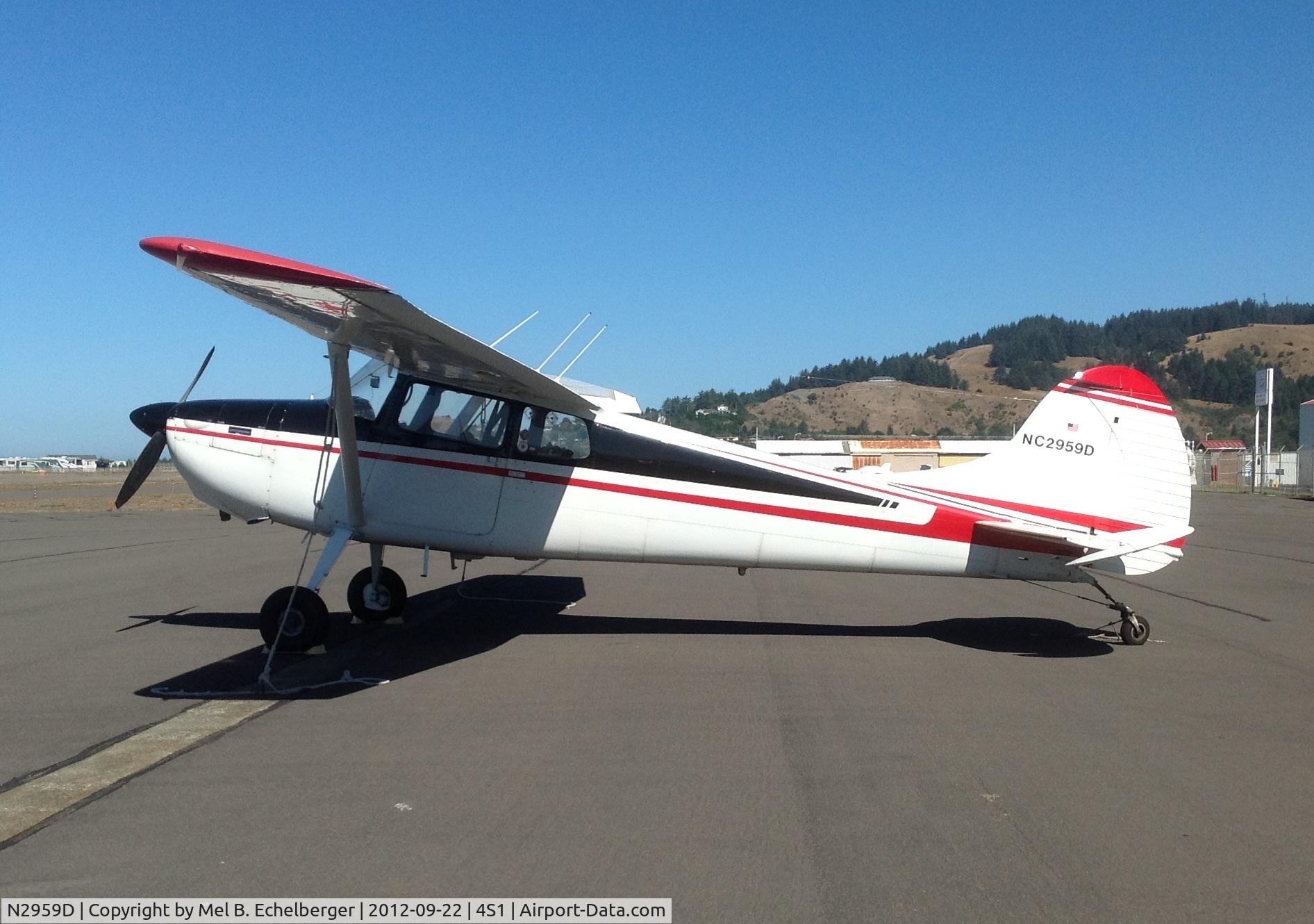 N2959D, 1955 Cessna 170B C/N 26902, Nice Sunny Day on the flight line