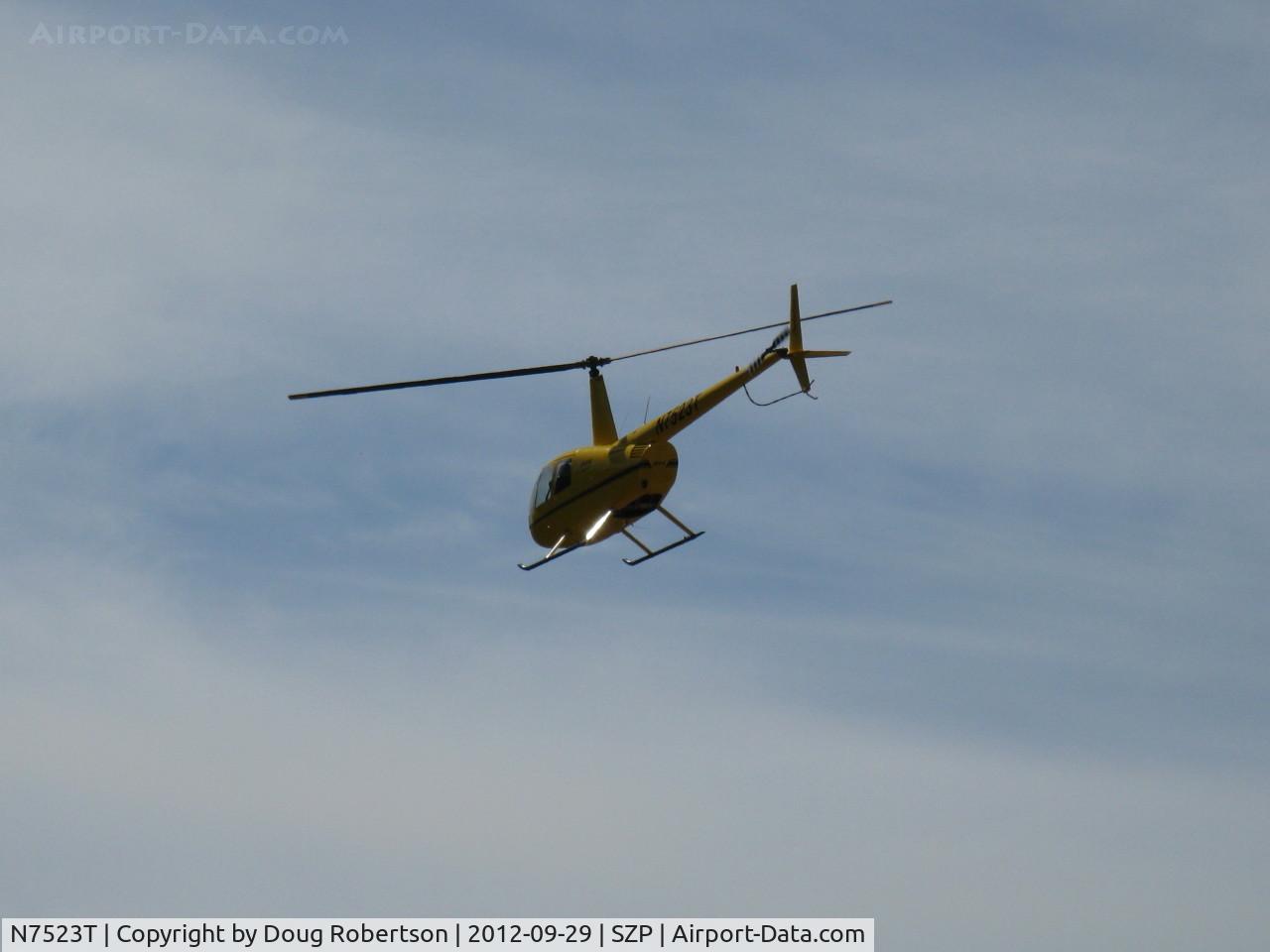 N7523T, 2004 Robinson R44 Raven II C/N 10311, 2004 Robinson R44 RAVEN ii, Lycoming O-540 derated to 245 Hp for 5 minutes, 205 Hp continuous, refinished-color me sold, departure