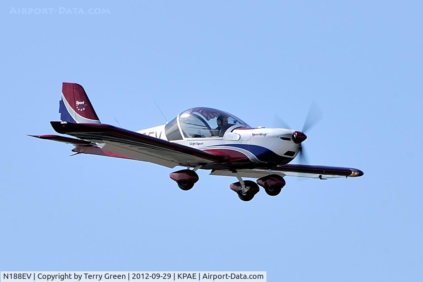 N188EV, 2007 Evektor-Aerotechnik SPORTSTAR PLUS C/N 20071008, Snohomish County Airport aka Paine Field