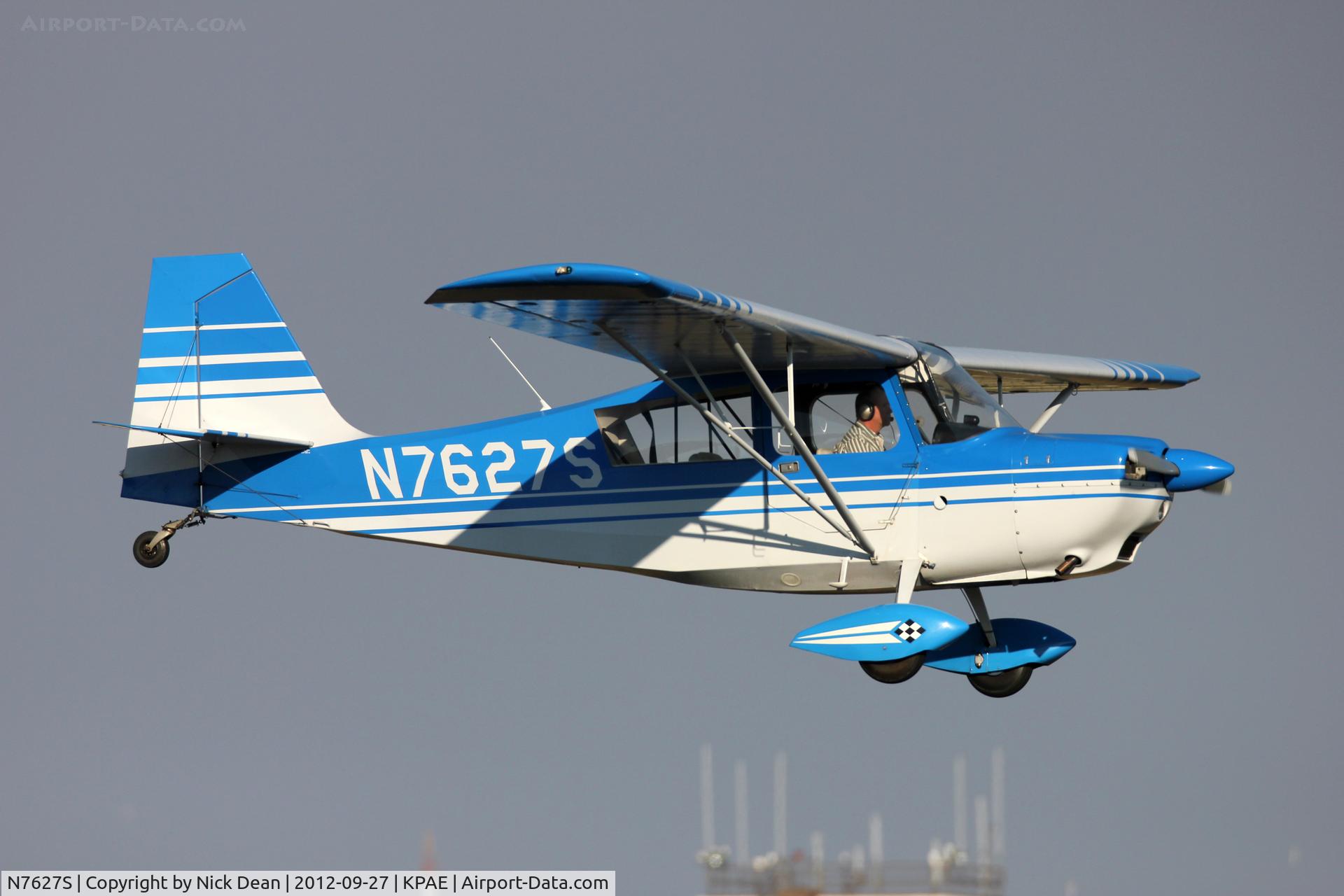 N7627S, 1976 Bellanca 7ECA Citabria C/N 1163-76, KPAE/PAE