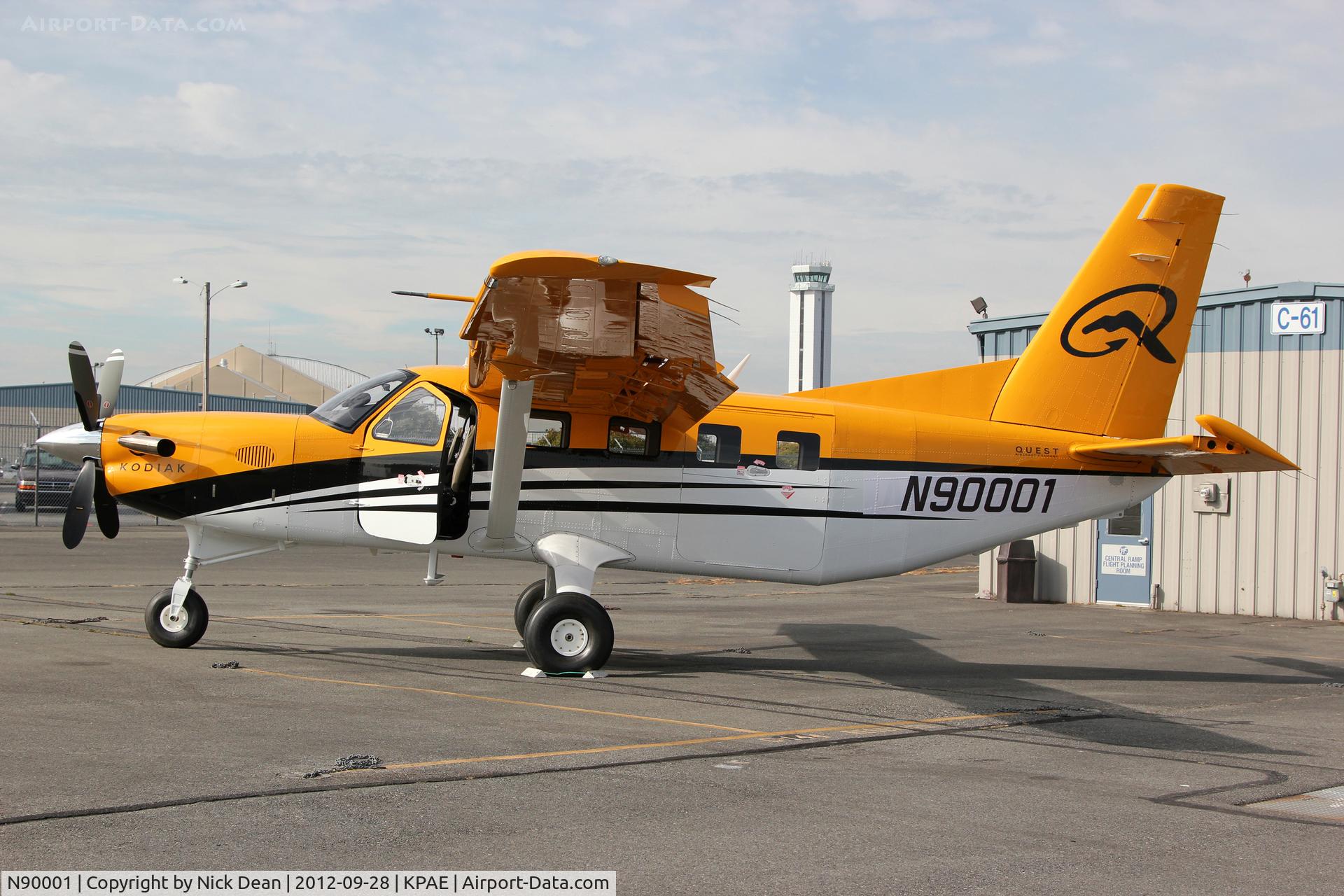 N90001, 2012 Quest Kodiak 100 C/N 100-0078, KPAE/PAE
