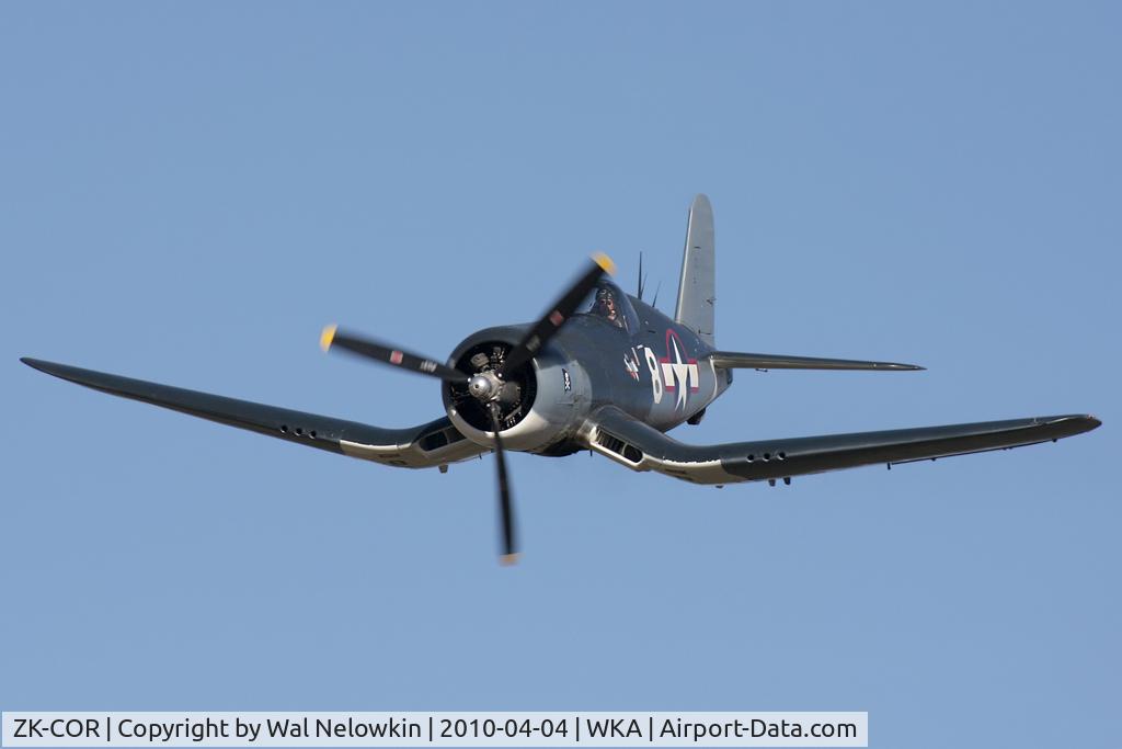 ZK-COR, 1945 Goodyear FG-1D Corsair C/N 3205, Warbirds Over Wanaka 04 April 2010