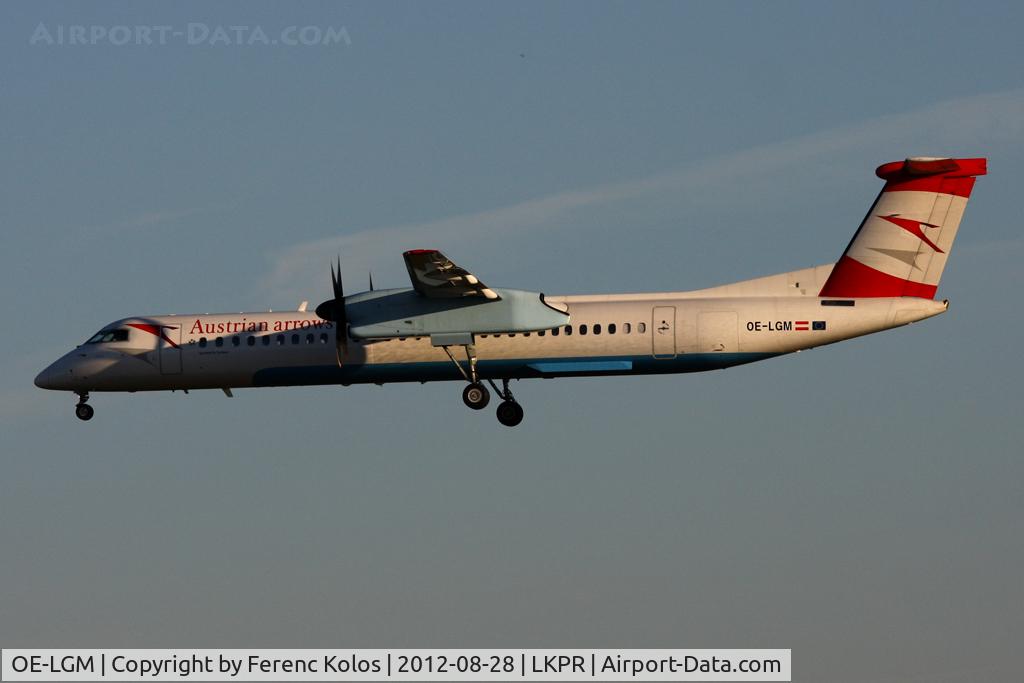 OE-LGM, 2010 De Havilland Canada DHC-8-402Q Dash 8 C/N 4319, Praha