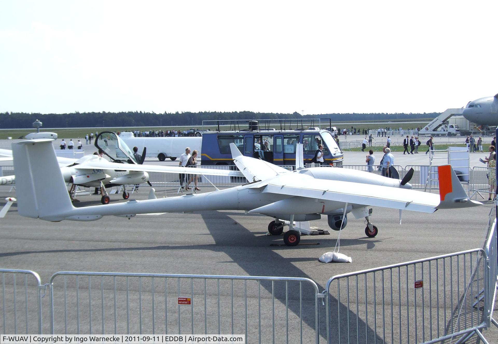 F-WUAV, 2009 Sagem S15 UAV Patroller V1 C/N 005, Stemme / Sagem S15 UAV Patroller (not carrying any registration) at ILA 2012, Berlin