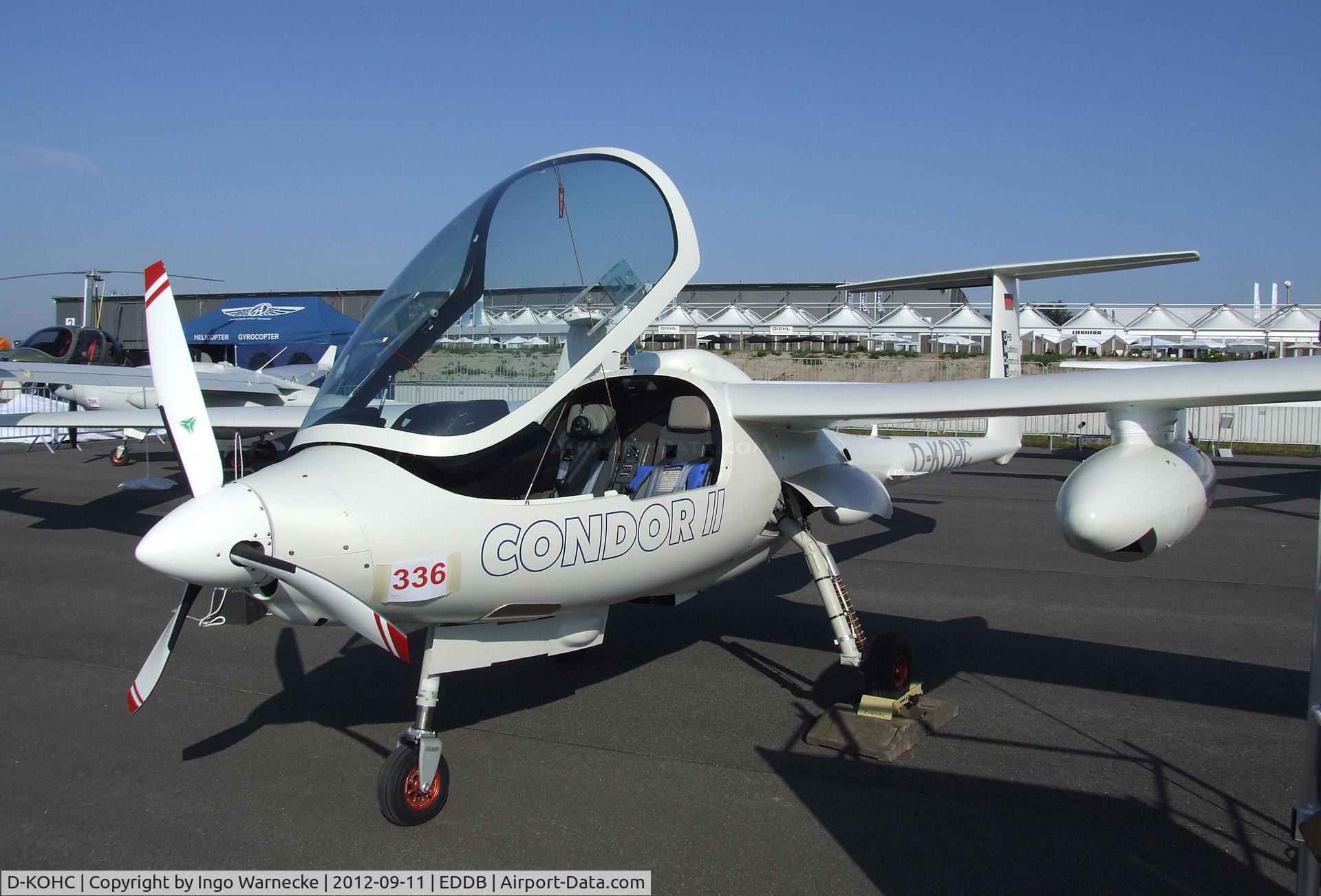 D-KOHC, Stemme S-15 Condor II C/N Not found D-KOHC, Stemme S-15 Condor II at ILA 2012, Berlin