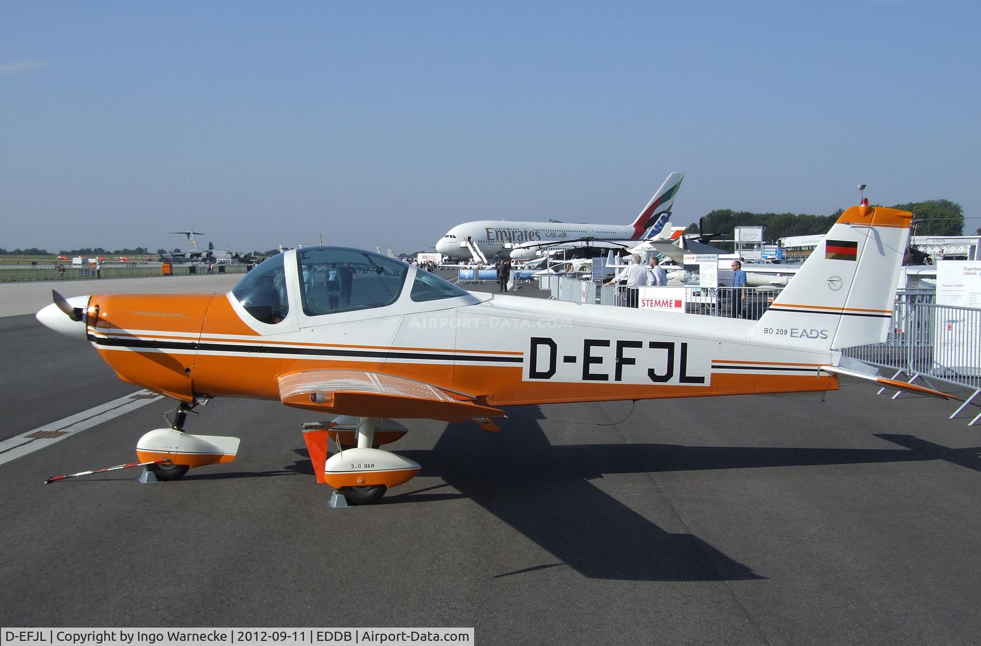 D-EFJL, Bolkow Bo-209 Monsun C/N 134, Bölkow Bo 209 Monsun at ILA 2012, Berlin