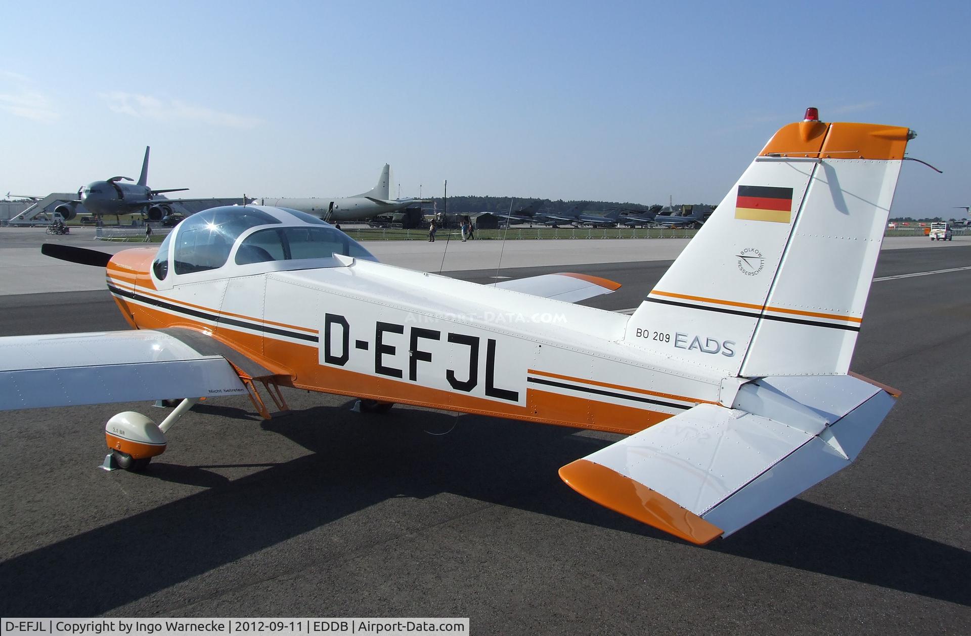 D-EFJL, Bolkow Bo-209 Monsun C/N 134, Bölkow Bo 209 Monsun at ILA 2012, Berlin