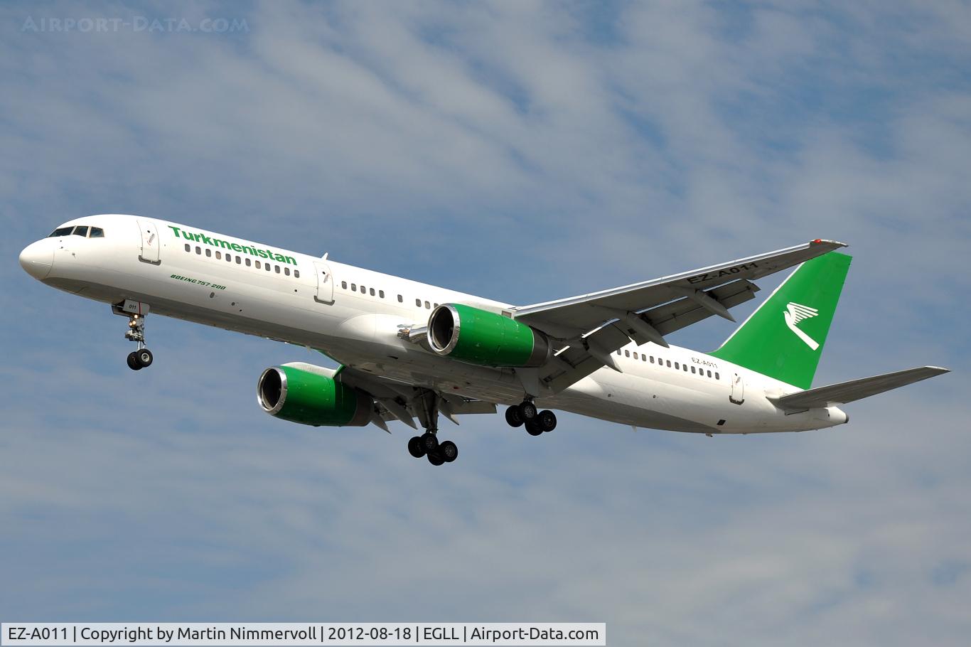 EZ-A011, 1996 Boeing 757-22K C/N 28336, Turkmenistan