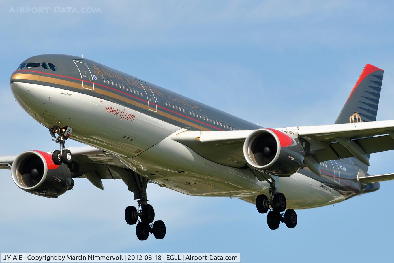 JY-AIE, 2008 Airbus A330-223 C/N 970, Royal Jordanian