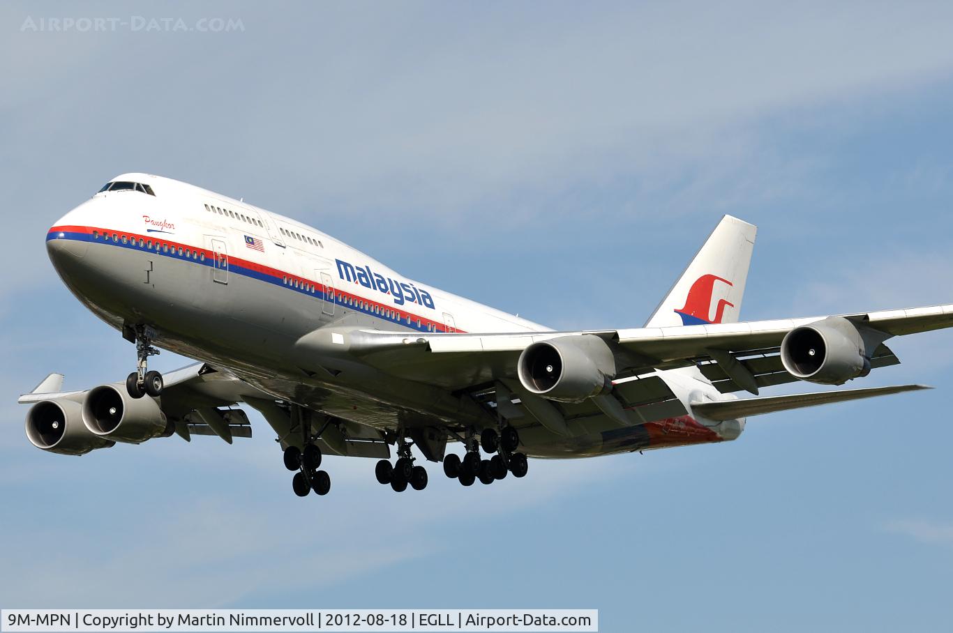 9M-MPN, 2000 Boeing 747-4H6 C/N 28432, Malaysia Airlines
