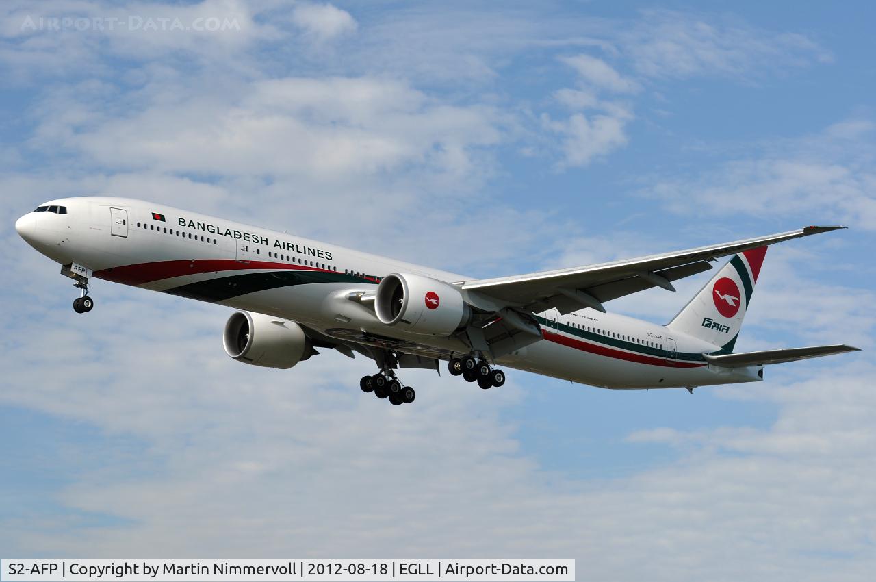 S2-AFP, 2011 Boeing 777-3E9/ER C/N 40123, Biman Bangladesh Airlines