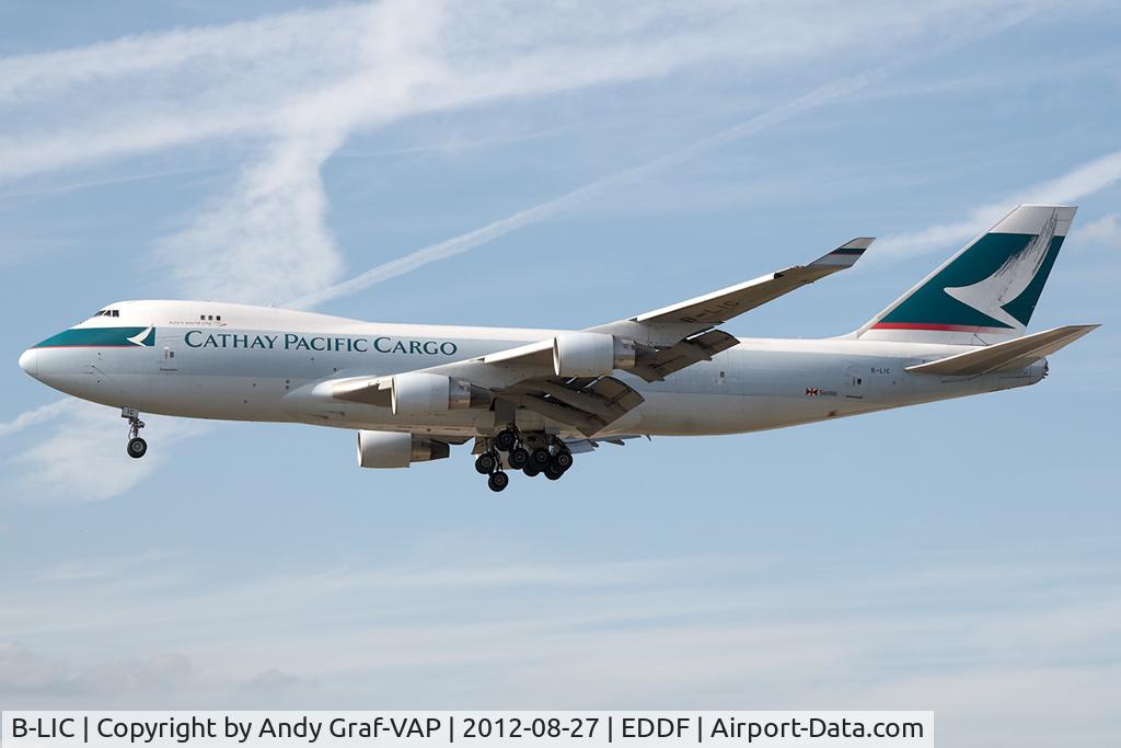 B-LIC, 2009 Boeing 747-467ERF C/N 36868, Cathay Pacific 747-400