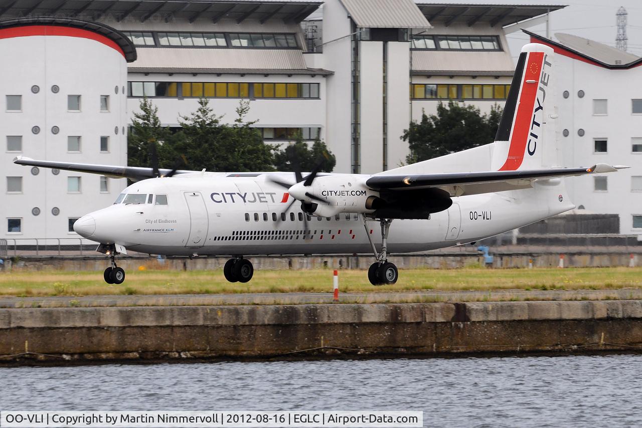 OO-VLI, 1991 Fokker 50 C/N 20226, Cityjet