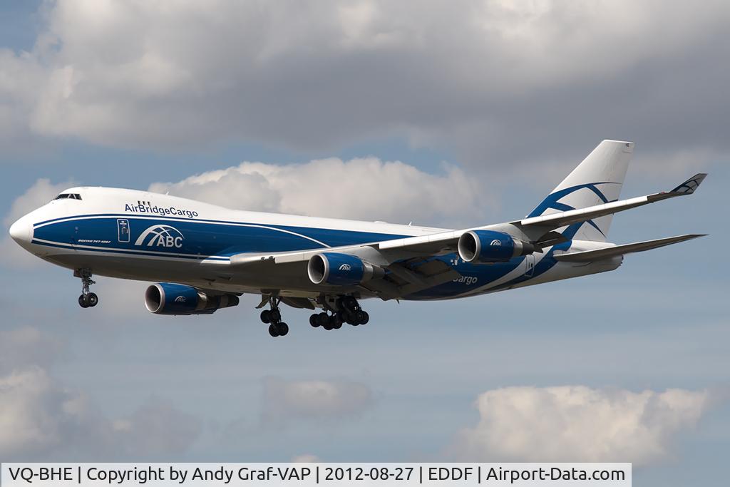 VQ-BHE, 2008 Boeing 747-4KZF (SCD) C/N 36784, Air Bridge Cargo 747-400