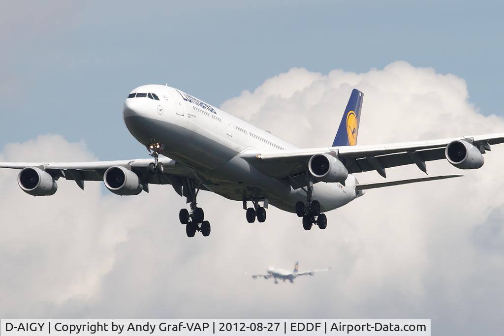 D-AIGY, 2000 Airbus A340-313 C/N 335, Lufthansa A340-300