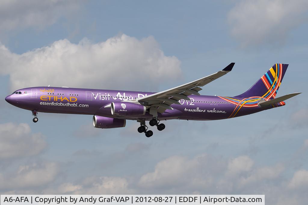A6-AFA, 2009 Airbus A330-343X C/N 1071, Ethiad Airlines A330-300