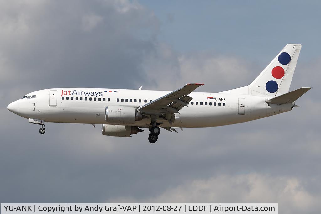 YU-ANK, 1986 Boeing 737-3H9 C/N 23715, JAT 737-300