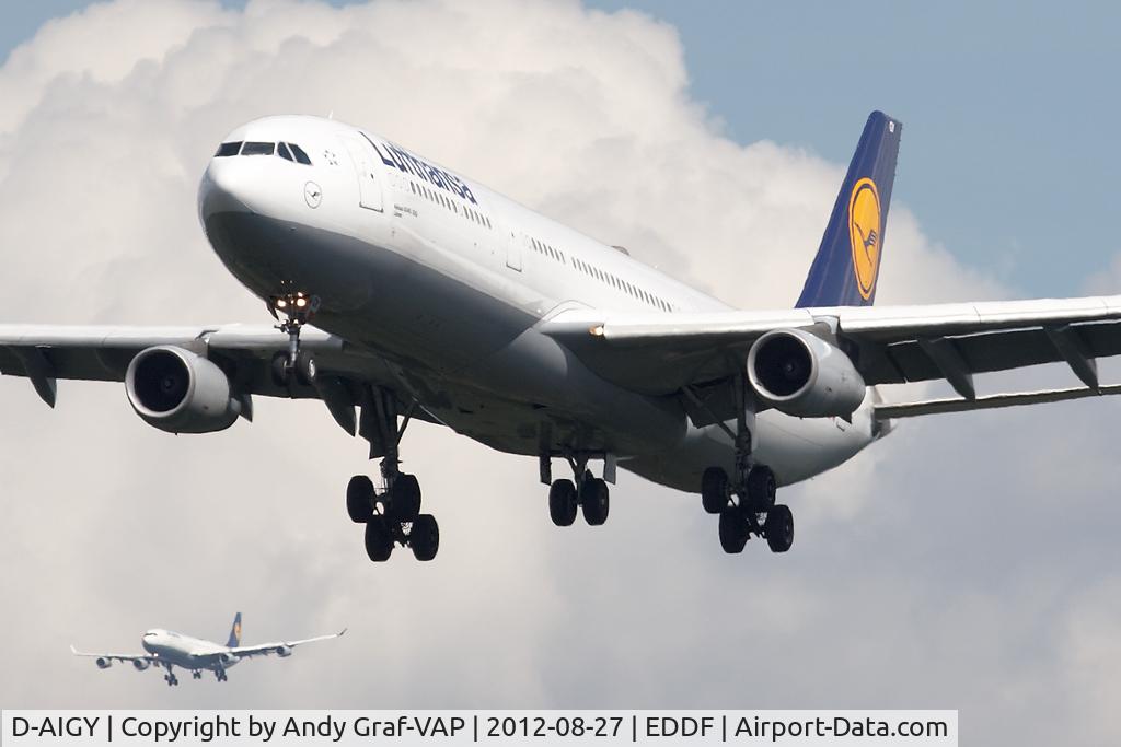 D-AIGY, 2000 Airbus A340-313 C/N 335, Lufthansa A340-300