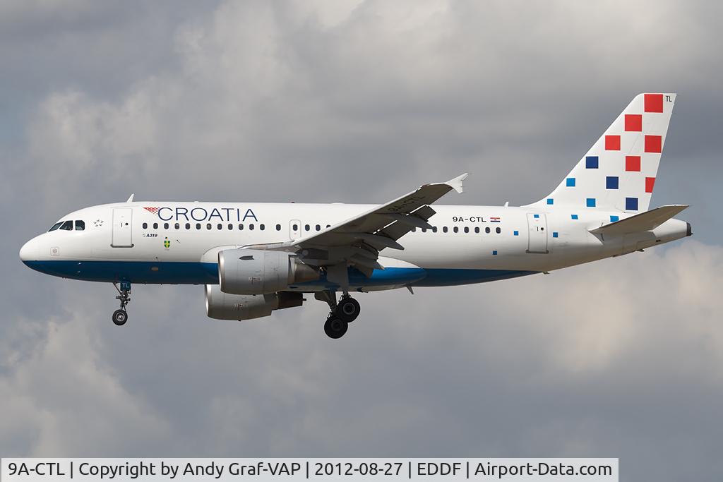 9A-CTL, 2000 Airbus A319-112 C/N 1252, Croatia Airlines A319