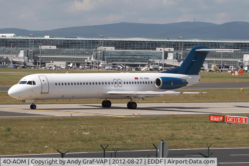 4O-AOM, 1990 Fokker 100 (F-28-0100) C/N 11321, Montenegro Airlines F100