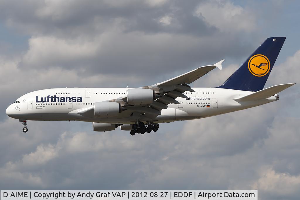 D-AIME, 2010 Airbus A380-841 C/N 061, Lufthansa A380