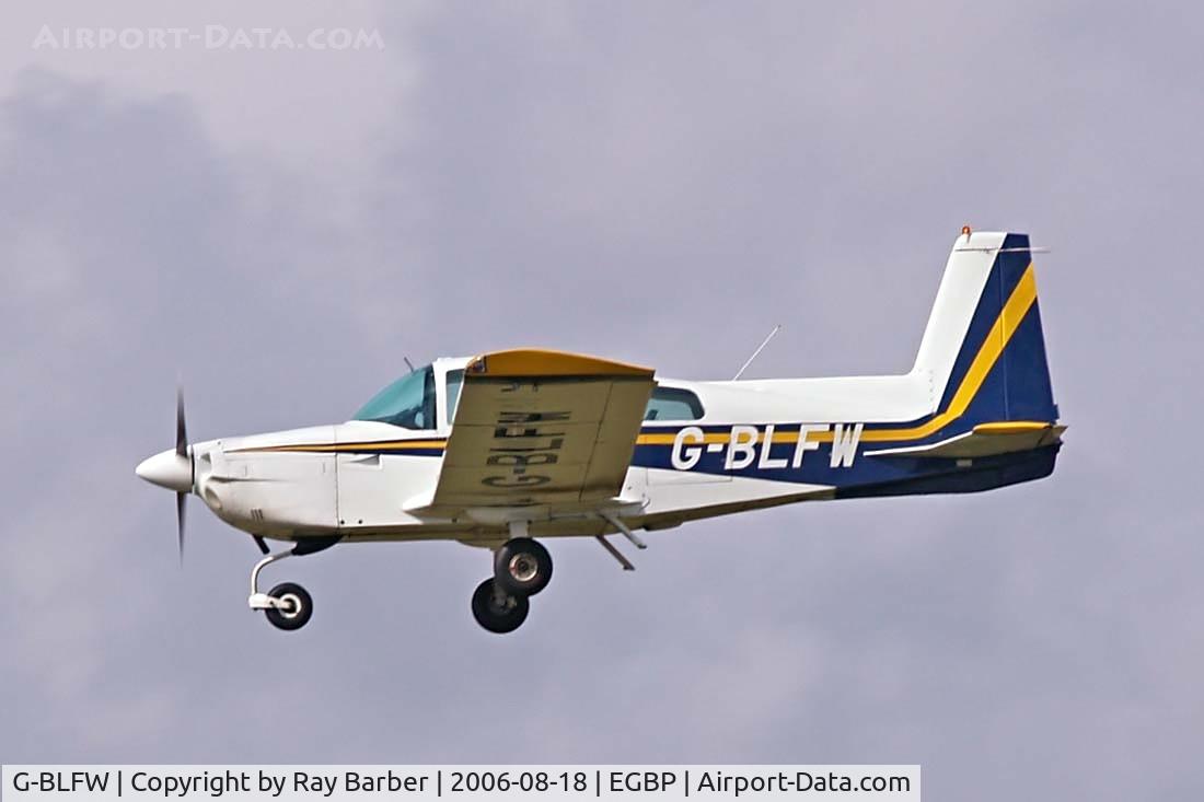 G-BLFW, 1975 Grumman American AA-5 Traveler C/N AA5-0786, Grumman American AA-5 Traveler [AA5-0786] Kemble~G 18/08/2006