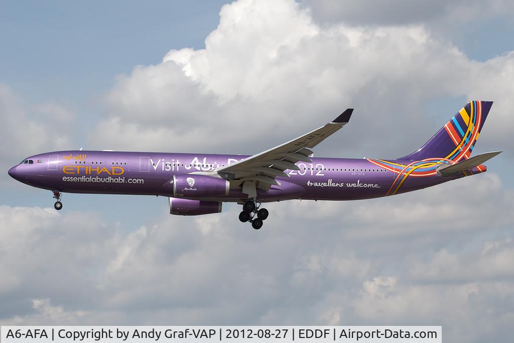 A6-AFA, 2009 Airbus A330-343X C/N 1071, Ethiad Airlines A330-300