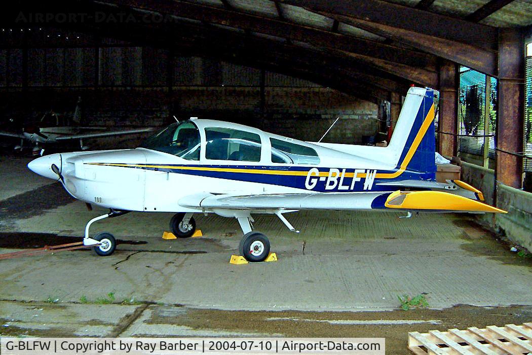 G-BLFW, 1975 Grumman American AA-5 Traveler C/N AA5-0786, Grumman American AA-5 Traveler [AA5-0786] Draycott Farm~G 10/07/2004