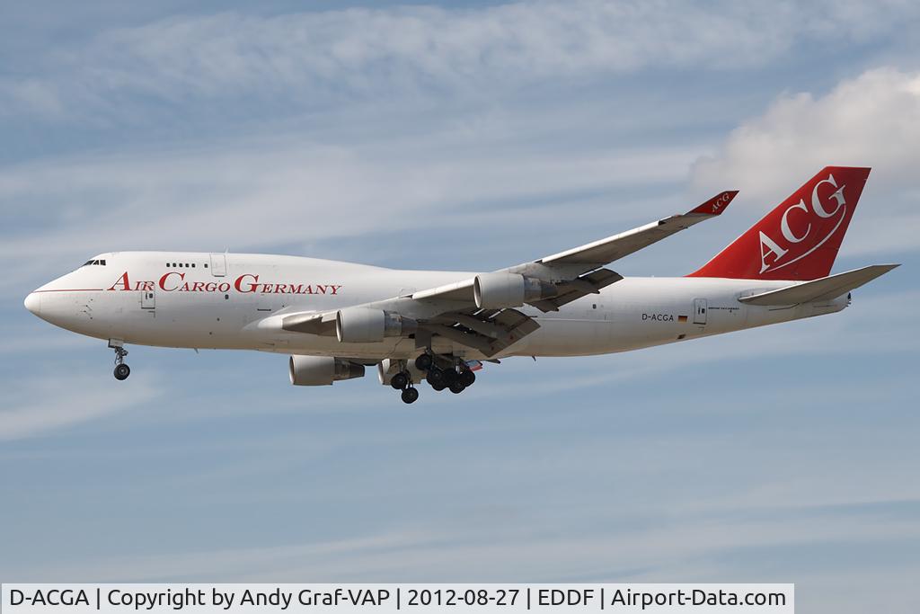 D-ACGA, 1991 Boeing 747-409SF C/N 24311, Air Cargo Germany 747-400