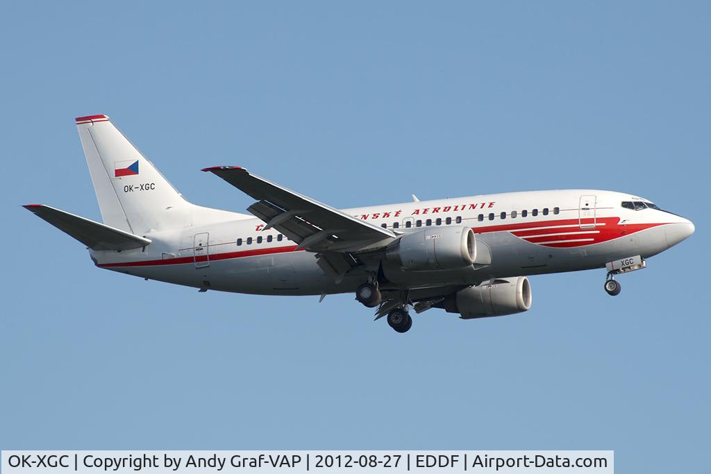 OK-XGC, 1992 Boeing 737-55S C/N 26541, CSA 737-500