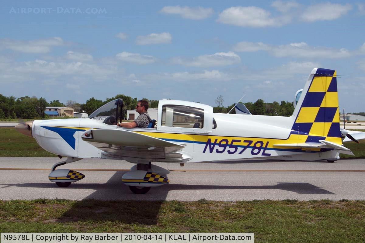 N9578L, 1974 Grumman American AA-5 Traveler C/N AA5-0578, Grumman American AA-5 Traveler [AA5-0578] Lakeland-Linder~N 14/04/2010