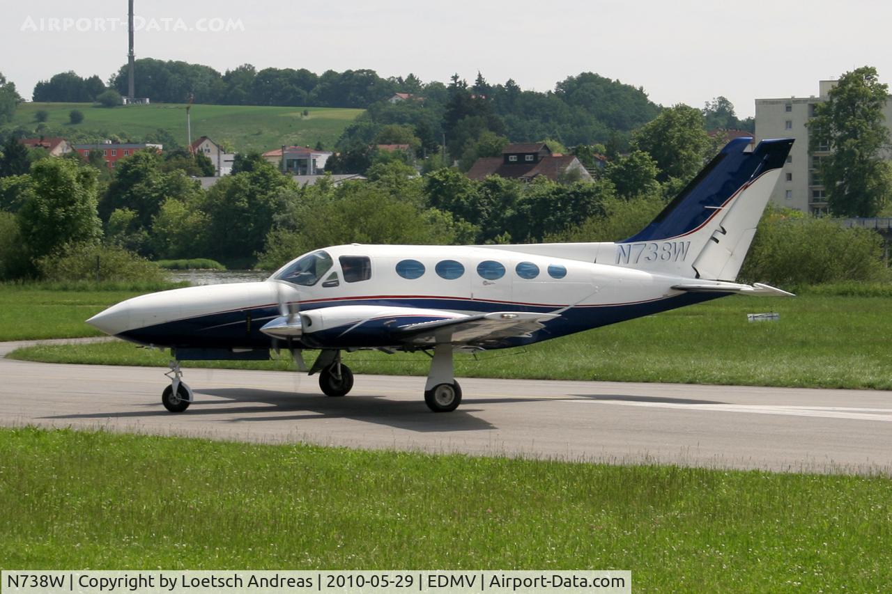 N738W, Cessna 414A Chancellor C/N 414A0027, crashed 30.Sept 2012 near Ellboegen Tirol (Austria)