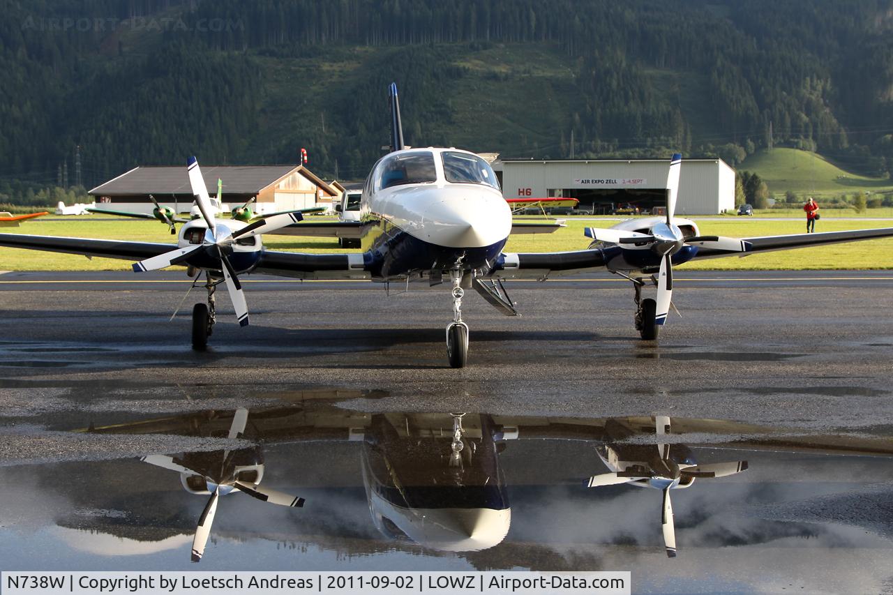 N738W, Cessna 414A Chancellor C/N 414A0027, crashed 30.Sept 2012 near Ellboegen Tirol (Austria)