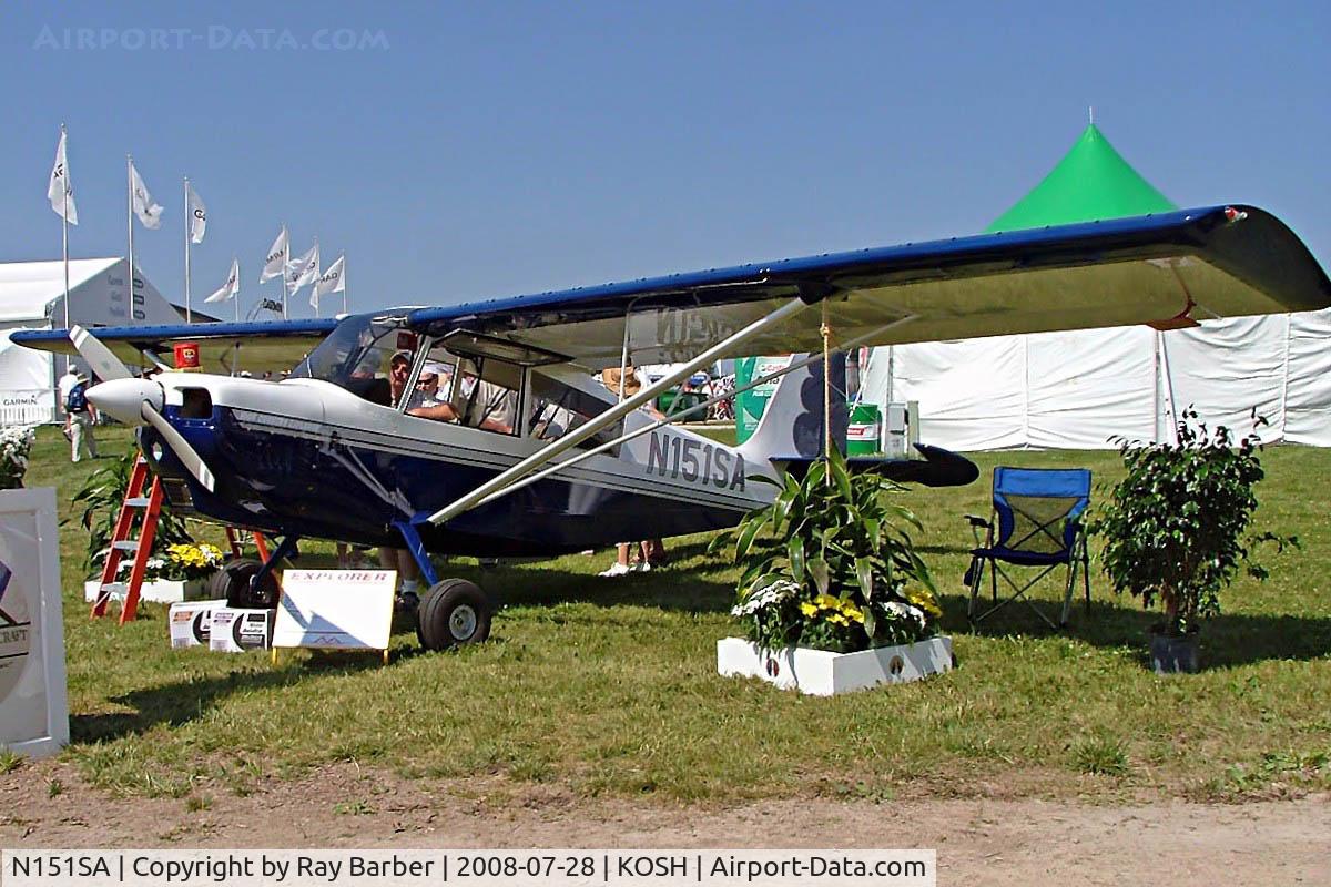 N151SA, 2008 American Champion 7GCBC C/N 1448-2008, American Champion 7GCBC Citabria [1448-2008] Oshkosh~N 28/07/2008