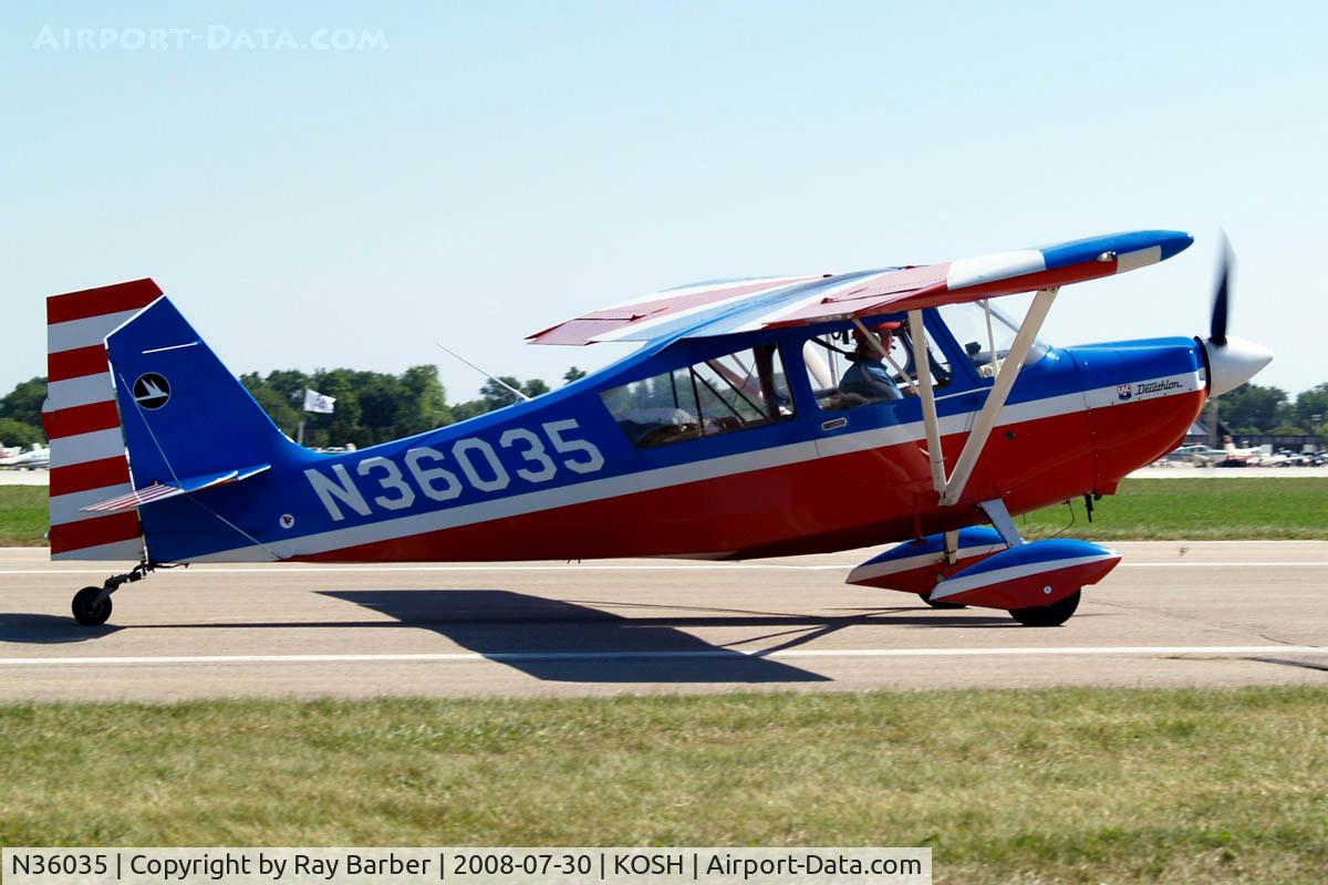 N36035, 1973 Bellanca 8KCAB Decathlon C/N 100-73, Bellanca 8KCAB Decathlon [100-73] Oshkosh~N 30/07/2008