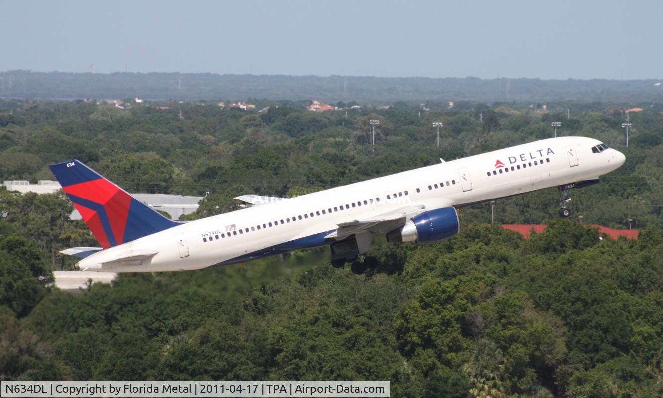 N634DL, 1988 Boeing 757-232 C/N 23615, Delta 757