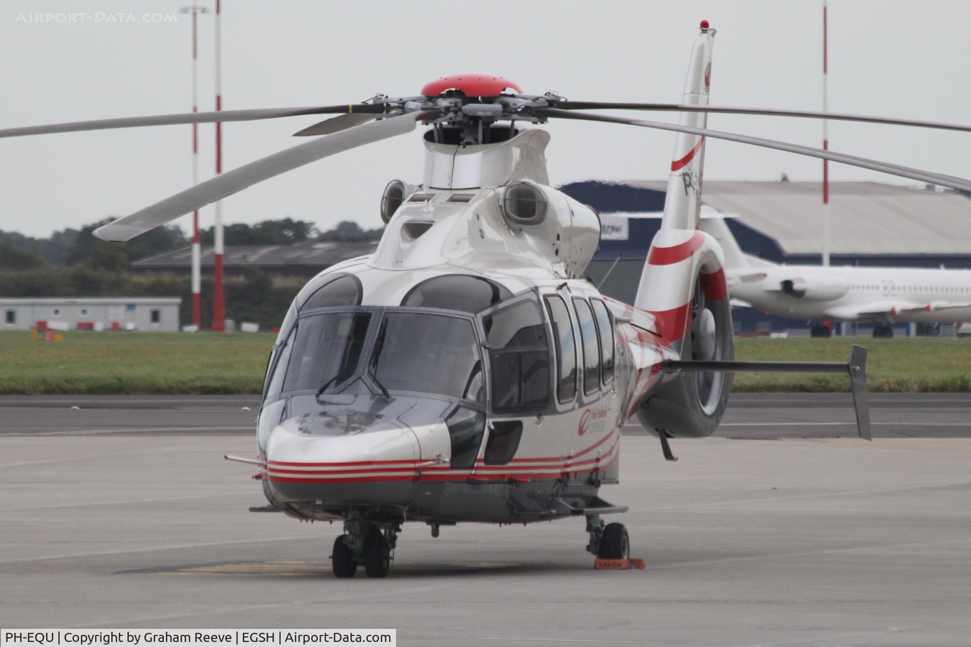 PH-EQU, 2005 Eurocopter EC-155B-1 C/N 6708, Parked at Norwich.