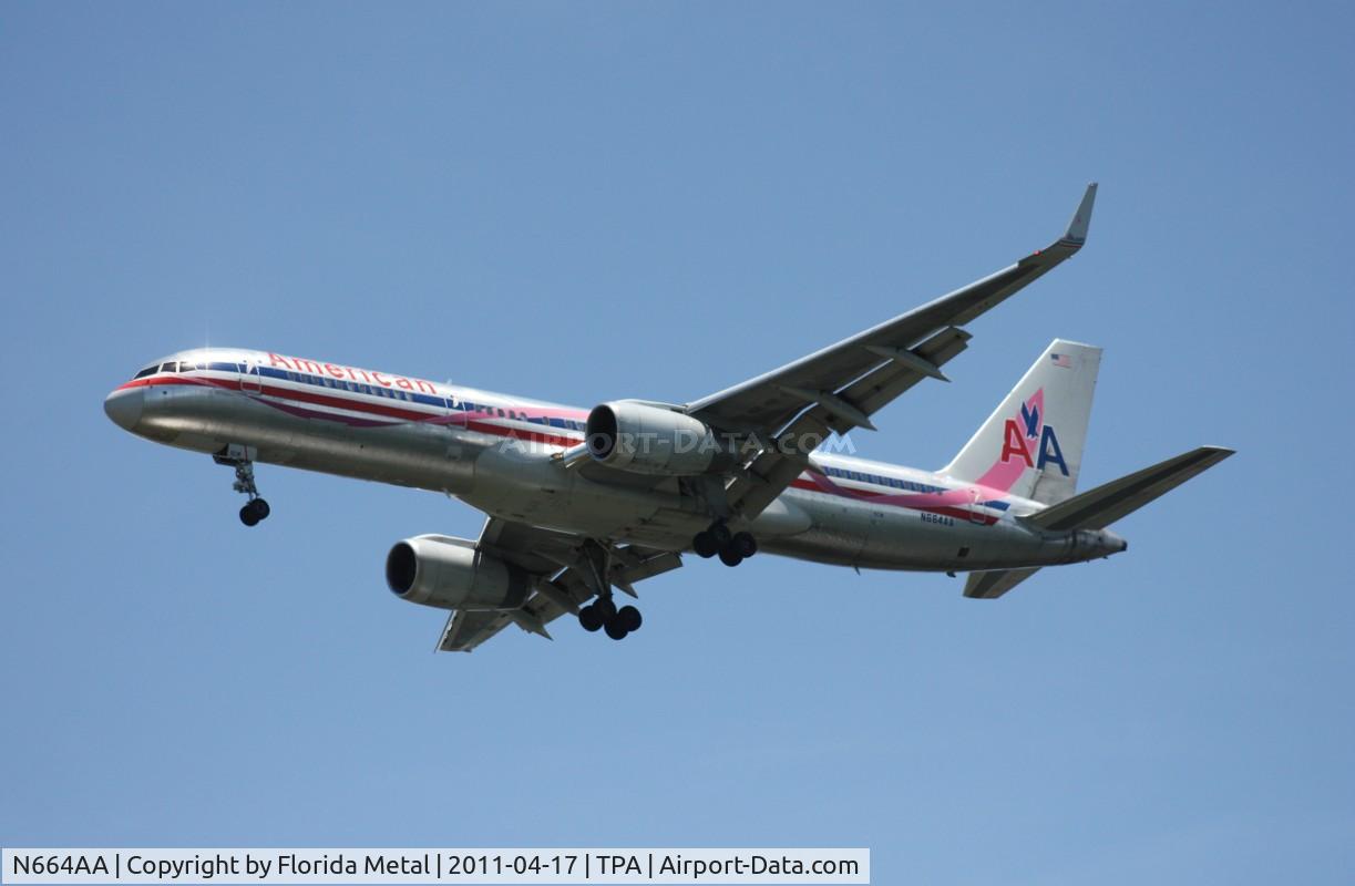 N664AA, 1992 Boeing 757-223 C/N 25298, American Airlines Breast Cancer Awareness 757