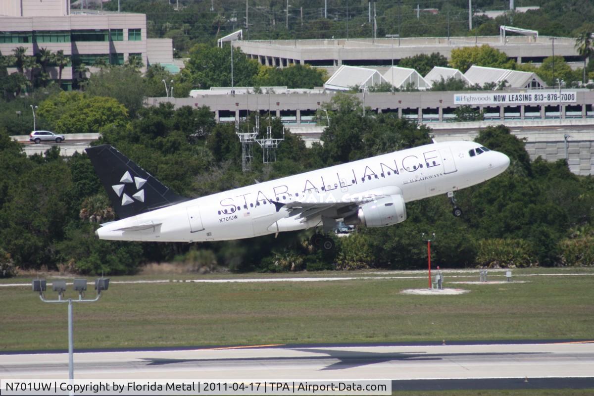 N701UW, 1998 Airbus A319-112 C/N 0890, US Airways Star Alliance A319