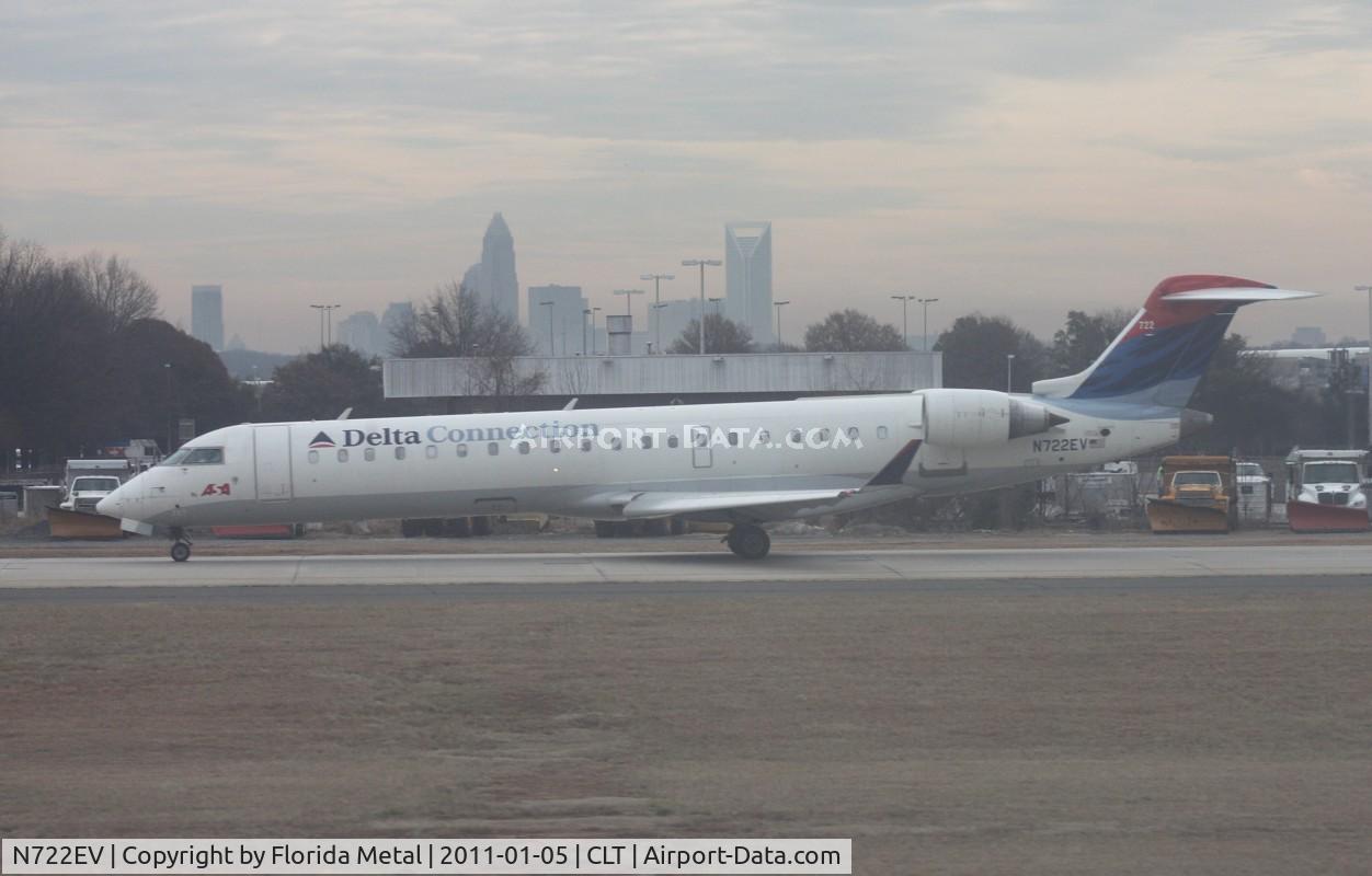 N722EV, 2003 Bombardier CRJ-701 (CL-600-2C10) Regional Jet C/N 10127, ASA CRJ-700 taken out the not so good window of N744P