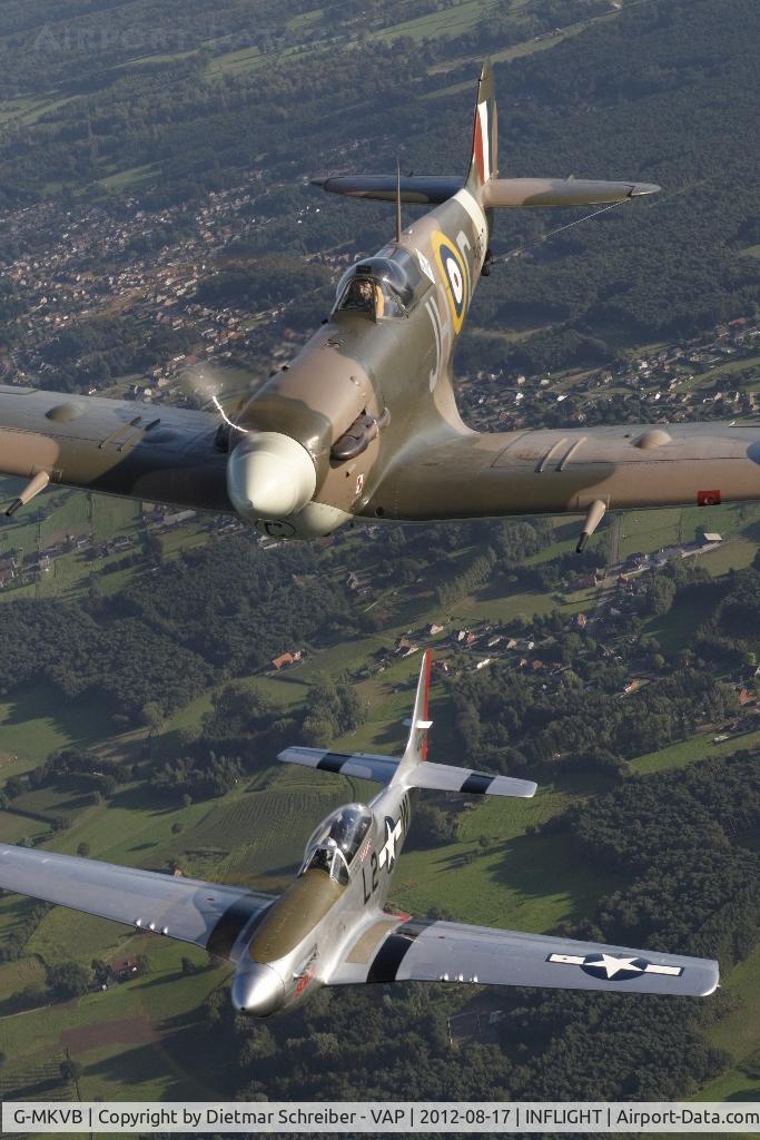 G-MKVB, 1942 Supermarine 349 Spitfire LF.Vb C/N CBAF.2461, Spitfire